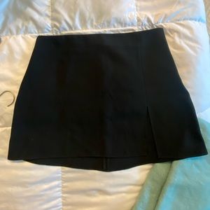 Zara Back Mini Skirt with Slit
